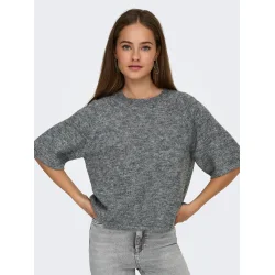ONLY ONLAZU RAGLAN KNIT D.GREY