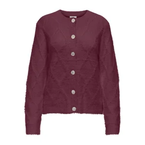 JACQUELINE de YONG JDYJAYLA O-NECK CARDIGAN FIG