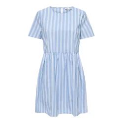 JACQUELINE de YONG JDYMIO SHORT DRESS FOREVER BLUE