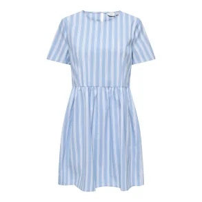 JACQUELINE de YONG JDYMIO SHORT DRESS FOREVER BLUE