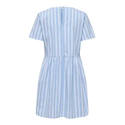 JACQUELINE de YONG JDYMIO SHORT DRESS FOREVER BLUE