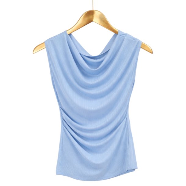 ISAKO WATERFALL TOP LIGHT BLUE