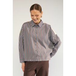 N�MPH NUHIGHLAND BOXY SHIRT CALLA GREEN