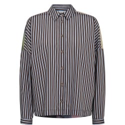 N�MPH NUHIGHLAND BOXY SHIRT CALLA GREEN