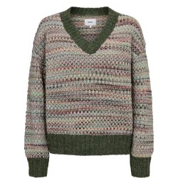 N�MPH NUSAMIA PULLOVER FOREST NIGHT ARMY