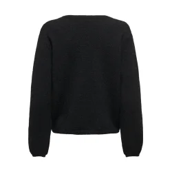 JACQUELINE de YONG JDYALVA EMBELLISH PULLOVER BLACK