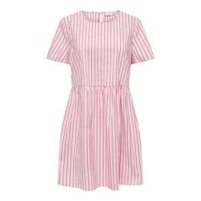 JACQUELINE de YONG JDYMIO SHORT DRESS PINK/FIG