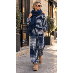 NAVY LOUNGE LUX OUTFIT