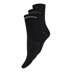 DECOY ANKLE SOCK 3-PACK BLACK