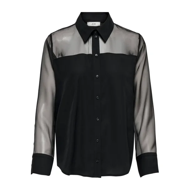 JACQUELINE de YONG JDYNANA LOOSE SHIRT BLACK