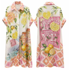 ISAKO SALENTO DRESS LEMON LOVE