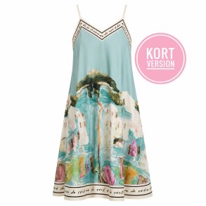 ISAKO AZZURA SHORT DRESS AZUR