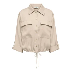 JACQUELINE de YONG JDYMANILA UTILITY SHIRT SAND