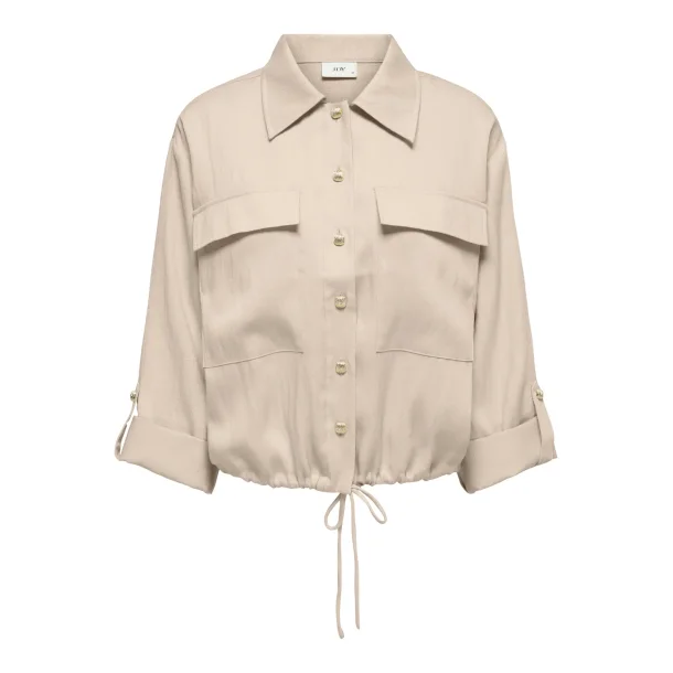 JACQUELINE de YONG JDYMANILA UTILITY SHIRT SAND