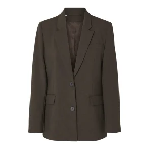SELECTED FEMME SLFRITA CLASSIC BLAZER D.BROWN