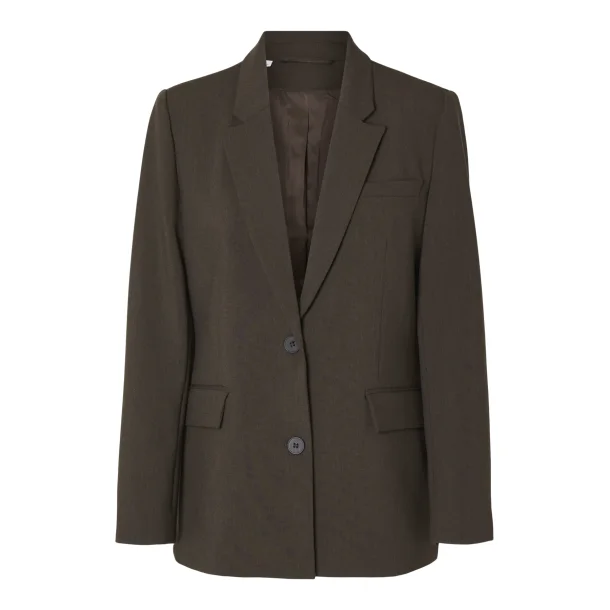 SELECTED FEMME SLFRITA CLASSIC BLAZER D.BROWN