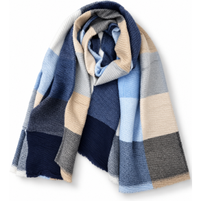 ISAKO JOELINE SCARF BLUE