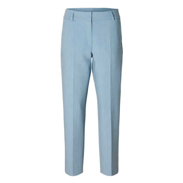 SELECTED FEMME SLWRITA-RIA CROPPED PANT DUSTY BLUE