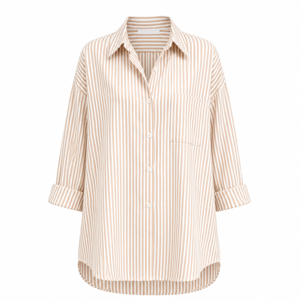 ISAKO YORKER CLASSIC STRIPE BEIGE