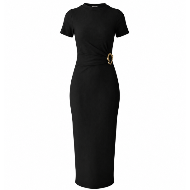ISAKO DINA DRESS BLACK