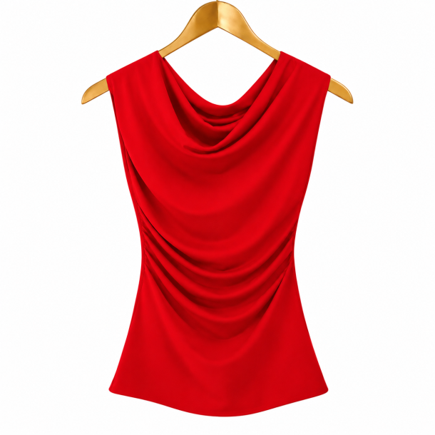 ISAKO WATERFALL TOP RED
