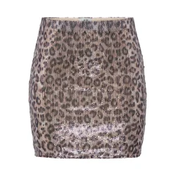 JACQUELINE de YONG JDYLEONA SEQUINS MINI SKIRT LEO