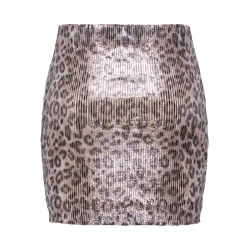 JACQUELINE de YONG JDYLEONA SEQUINS MINI SKIRT LEO