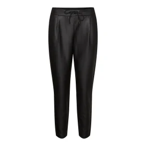 VERO MODA VMEVA COATED PANT BLACK