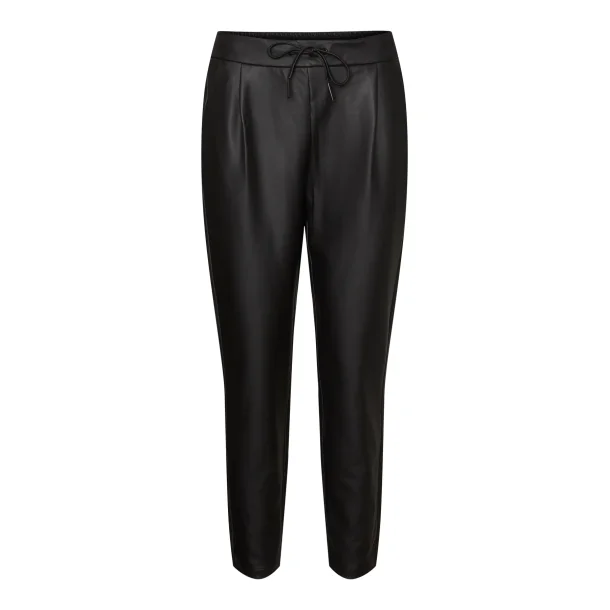 VERO MODA VMEVA COATED PANT BLACK
