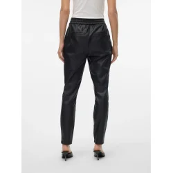 VERO MODA VMEVA COATED PANT BLACK