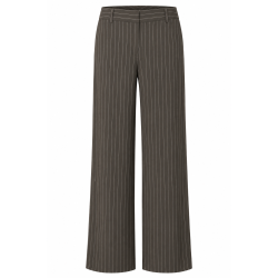 SELECTED FEMME SLWRITA WIDE PANT STRIP BROWN