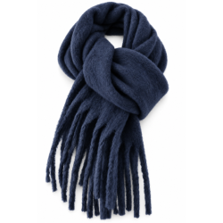 ISAKO LINEA SCARF NAVY