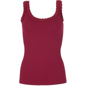 TIM & SIMONSEN FRIDA RIB TOP BORDEUAX