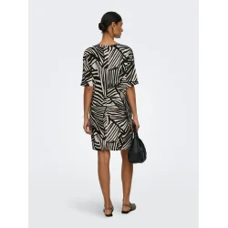 JACQUELINE de YONG JDYDEBBIE OVERSIZE DRESS BLACK