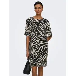 JACQUELINE de YONG JDYDEBBIE OVERSIZE DRESS BLACK