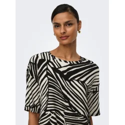 JACQUELINE de YONG JDYDEBBIE OVERSIZE DRESS BLACK