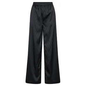 HYPE THE DETAIL PANT WIDE LEG LOGO BLACK