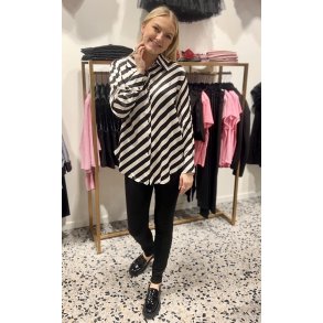 SOMMERSTEDT MESSINA SHIRT BLACK/CREME