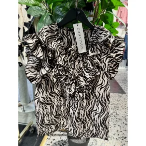 CONTINUE ELLIE TOP ZEBRA
