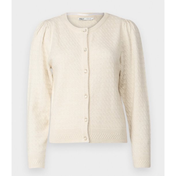 ONLY ONLKATIA PUFF CARDIGAN SAND