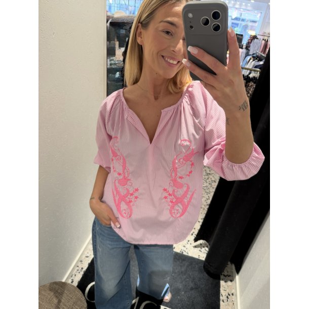 MARTA MDCBROOKE BLOUSE PINK 