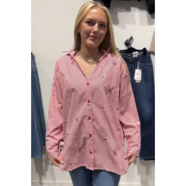 SOMMERSTEDT ROSA SHIRT RED