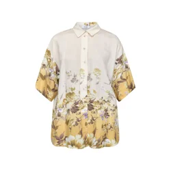 LOVE AND DIVINE LOVE971-16 SHIRT YELLOW/BROWN 