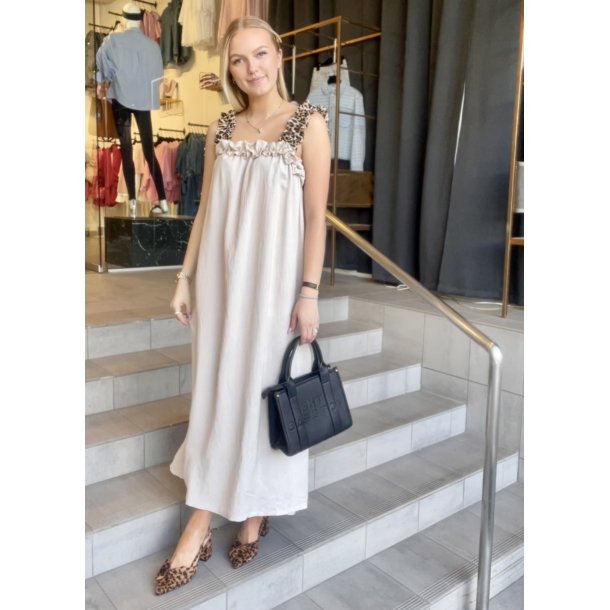 CONCEPT SAFARI STRAP DRESS BEIGE