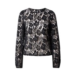 JACQUELINE de YONG JDYDREAM LACE TOP BLACK