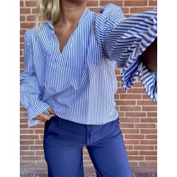 SOMMERSTEDT LISA BLOUSE BLUE
