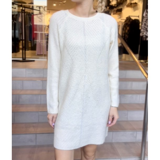 ONLY ONLCAROL DRESS KNIT WHITECAP