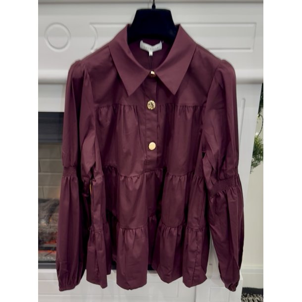 CONTINUE SANNA BLOUSE BORDAUX