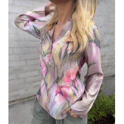 N�MPH NUKAMILLE BLOUSE GREY MORN