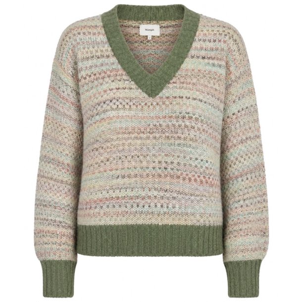 N�MPH NUSAMIA PULLOVER FOREST NIGHT ARMY